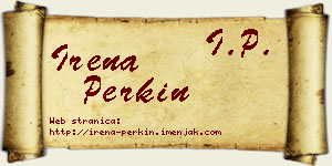 Irena Perkin vizit kartica